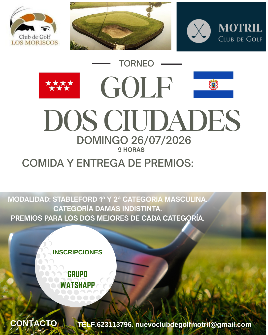 TORNEO GOLF DOS CIUDADES